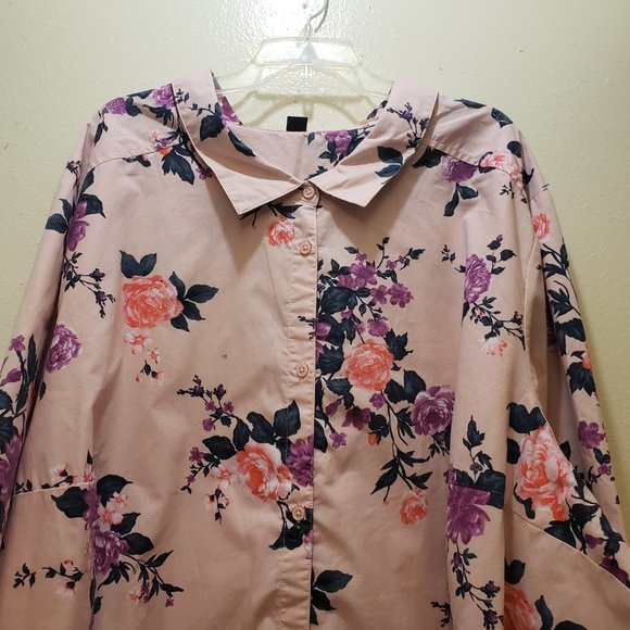 WOMEN'S PLUS SIZE 44 ROAMANS BLOUSE - Picture 2 of 5